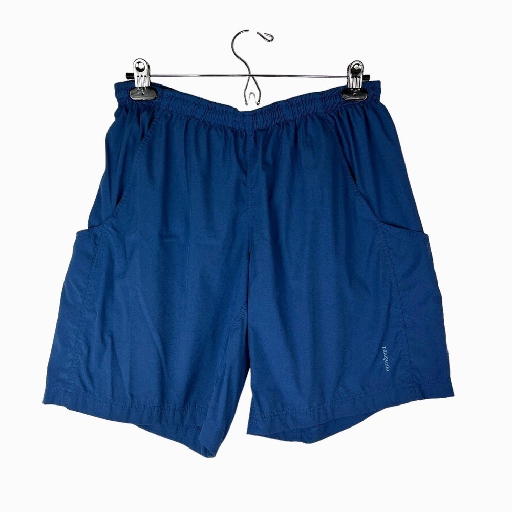 Patagonia Pull On Men's Swim Trunks Blue Medium Swimsuit